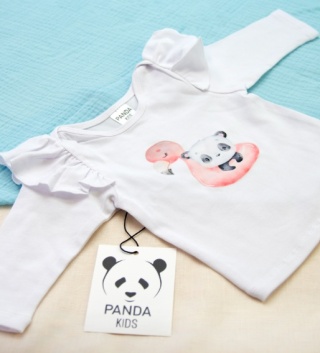 Bluzka "Panda Flaming"